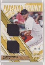 2019 Elite Extra Edition Dual Prospect Materials Gold 94/99 Bobby Dalbec 03wr