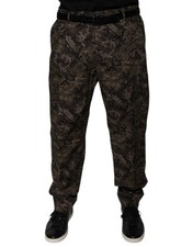 Dolce & Gabbana Multicolor Camouflage Men Dress Men's Pants Authentic