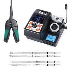 80W Tweezer Soldering Station with LCD Fast Heat and Preset Channels