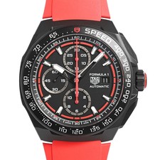 TAG HEUER Formula 1 Chronograph CBZ2085.FT8093 Black Men's Used Watch #91023