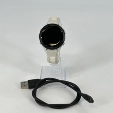 Garmin Forerunner 265S 41mm White (GPS) w/ Light Pink Silicone Band - Good 