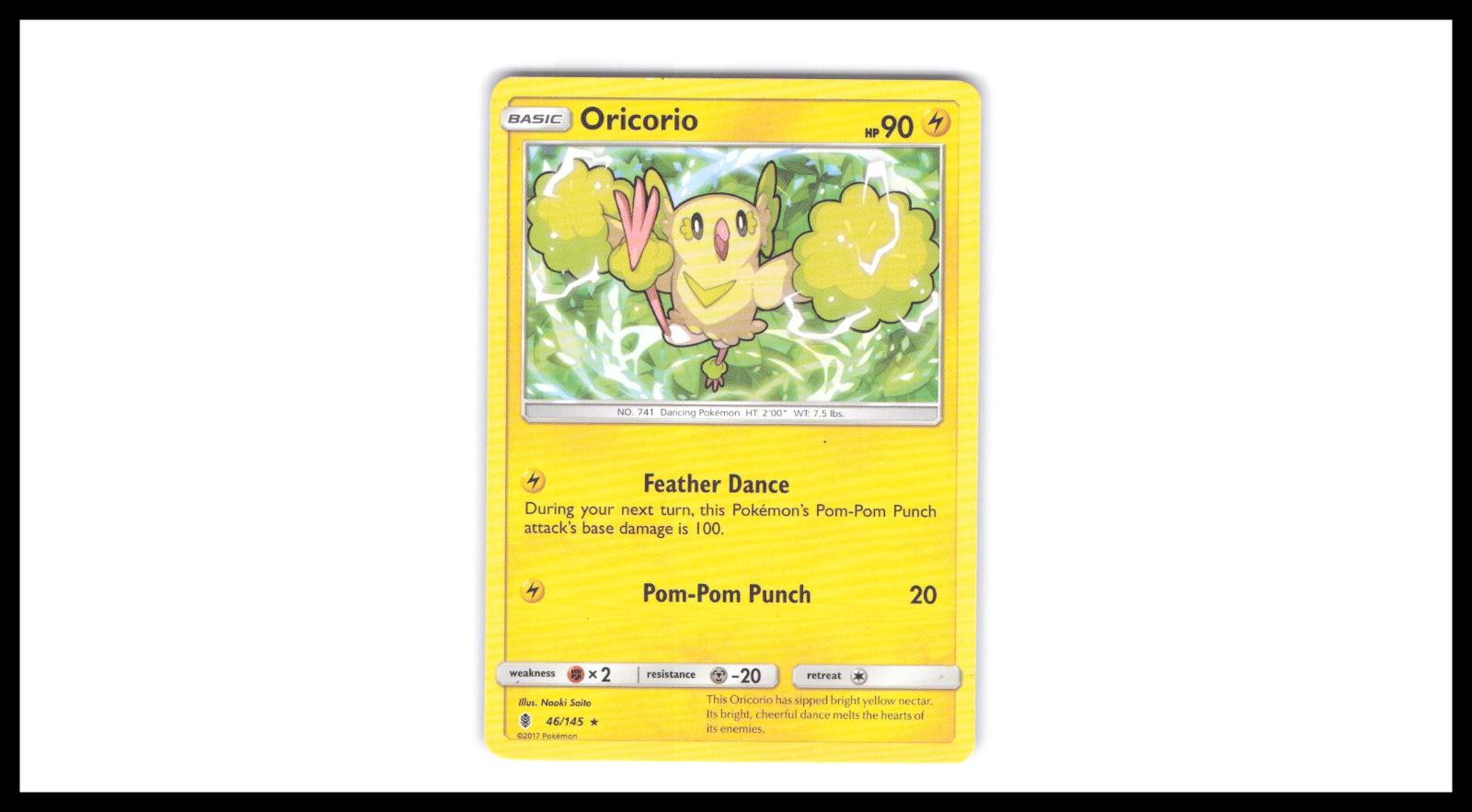 Oricorio 46/145 Rare Guardians Rising Pokemon Lightly Played