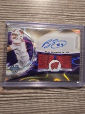 2025 Bowman U Best BILLY EDWARDS JR. Best of 2025  Patch Auto Purple /75