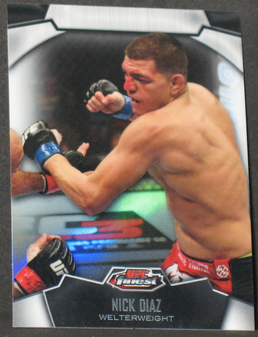 Nick Diaz 2012 Topps Finest Refractor Rookie Parallel #26 Stockton Welterweight