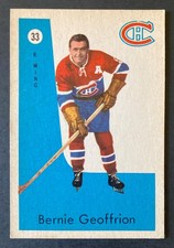 Bernie Geoffrion 1959-60 Parkhurst #33 - Montreal Canadiens