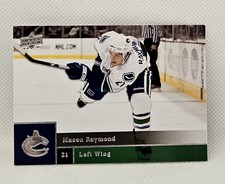 2009-10 Upper Deck Hockey Mason Raymond Canucks Excellent Condition