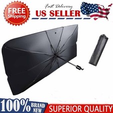 Car Windshield Sunshade Umbrella for Front Window, Retractable Sunshade Cover US
