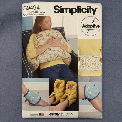 New FF Simplicity S9494 Pattern Adaptive Hot & Cold Compress Packs Pillow Covers