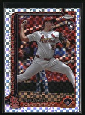 2025 Topps Chrome X-Fractor  Michael McGreevy #29 Baseball Card