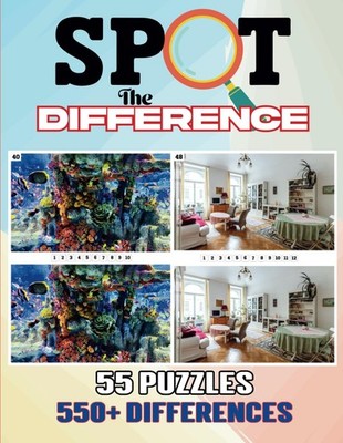 Spot the Difference for Adults: 55 Find the Difference Games for Adults, Seniors