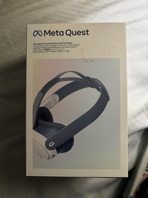 Meta Quest 3 Facial Interface and Head Strap Elemental Blue