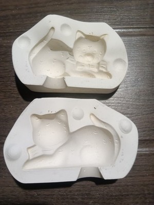 S&D Cat Ceramic Slip Casting Mold #16