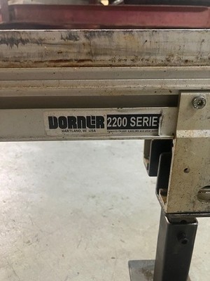 DORNER 2200 SERIES ELECTRIC CONVEYOR 7FT X 4'' wide Model # 22M6BWSD-6032