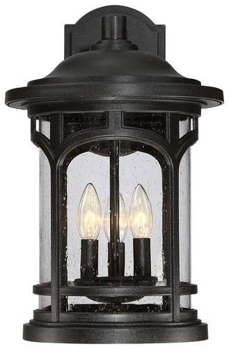 Marblehead 17 1/2" High Mystic Black Outdoor Wall Light - Picture 3 of 5