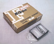 NIKON F FOCUSING SCREEN B - CLEAN IN ORIGINAL BOX