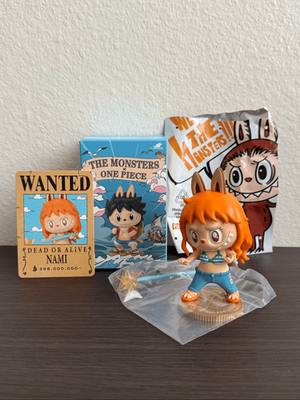 POP MART The Monsters Labubu X One Piece Blind Box Figure - Nami