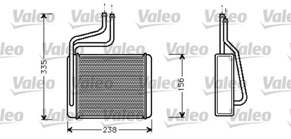 Valeo WäRmetauscher Innenraumheizung 812275 Aluminium FüR Ford Mondeo 3 B4Y BWY-image