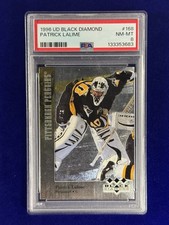 1996-97 Black Diamond Triple #168 Patrick Lalime RC Rookie Card PSA 8. rookie card picture