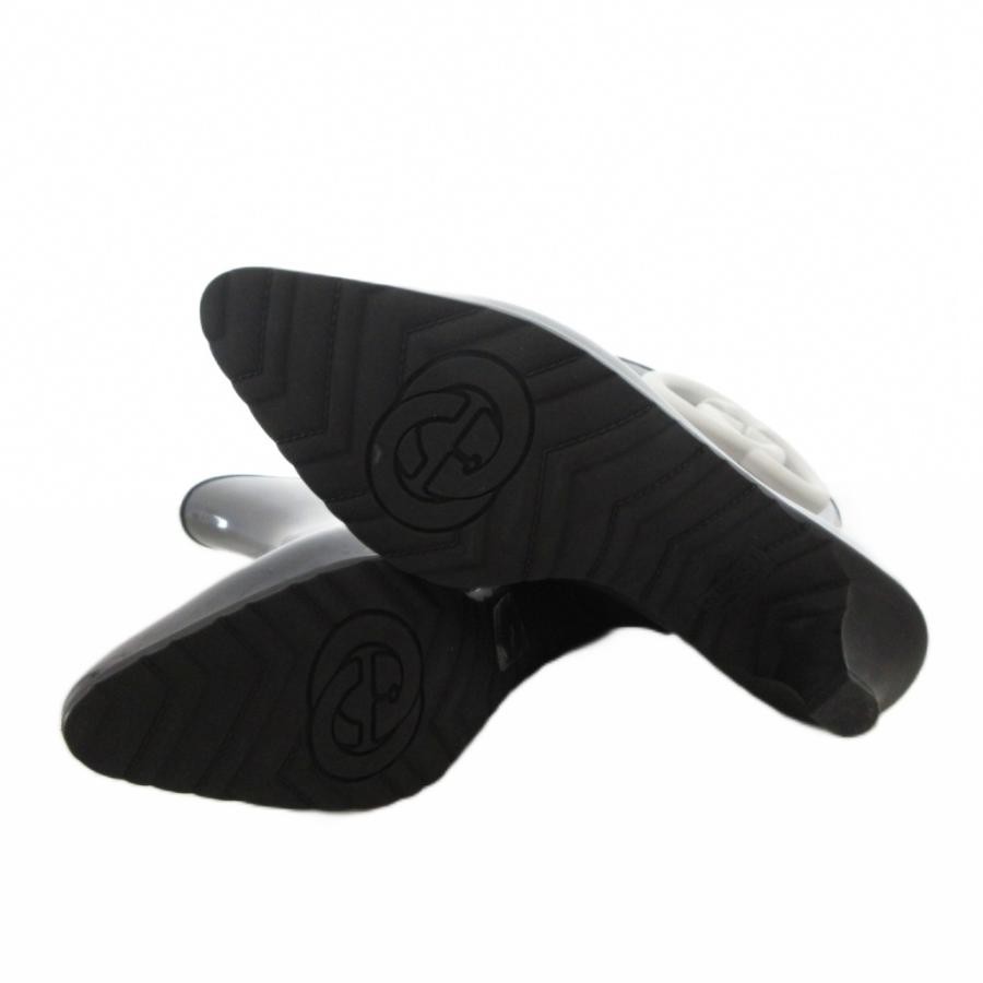 GUCCI Short Interlocking Stiletto Heel Rubber Boots Size:36/JP:23 141182K Authen thumbnail 6