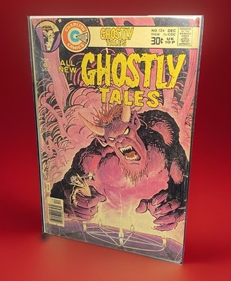 1976 GHOSTLY TALES 124 | MIKE ZECK CVR | CHARLTON HORROR |