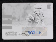 2016 Contenders Rookie Ticket Printing Plate Black 1/1 Jacoby Brissett Auto 05or