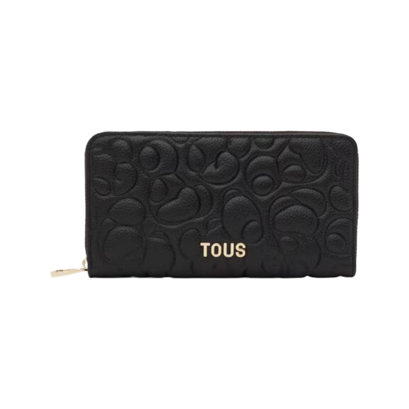 Tous Greta Leather Purse Black