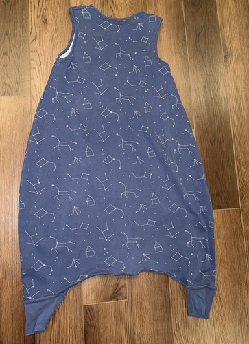 Woolino 4-Season Sleep Sack With Feet Merino Wool  3-4 Years Constellations