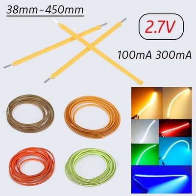 LED Retro Bulb Flexible Filament Flexible 2.7V DIY Light Lamp Parts 38mm - 450mm