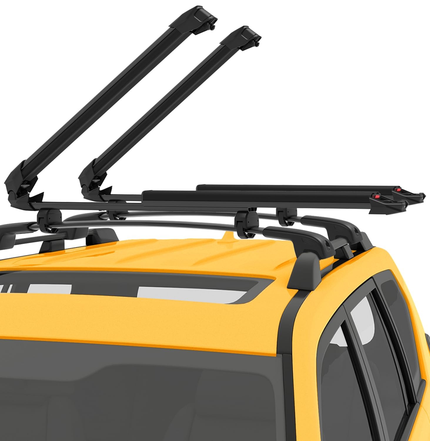 Racks Car Roof With Sliding Feature For 6 Pairs Skis...