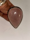 ROSE QUARTZ RING 925 STERLING SILVER — photo 1