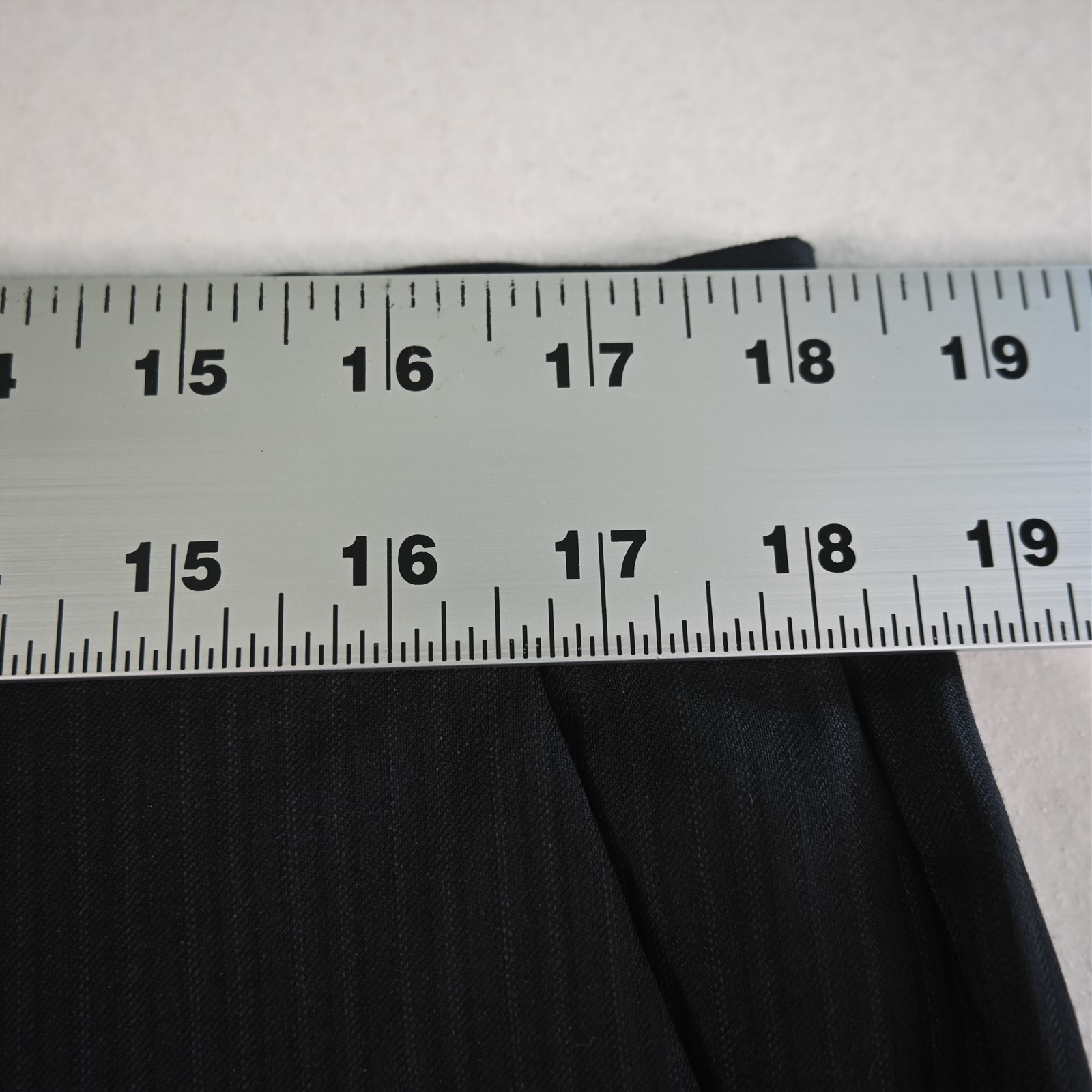 Hugo Boss 35x34 Black 100% Wool Striped The Grand Central Straight Mens Pants thumbnail 2