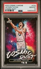 2023 Topps Cosmic Chrome #CD-2 Jayson Tatum Cosmic Dust SSP Celtics PSA 10 POP 1