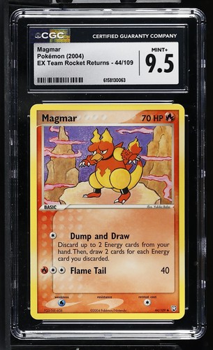 Magmar graded CGC 9.5 for sale on eBay