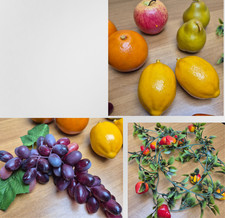 Luckforest Frutta Artificiale Realistica - Set Da 6 Pezzi Di Frutta Finta In Schiuma Per Decorazione Casa, Cucina E Tavolo - 2
