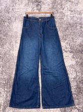 Pilcro Jeans 28 Womens Anthropologie The Uppercase A Ultra High Rise Drama Flare