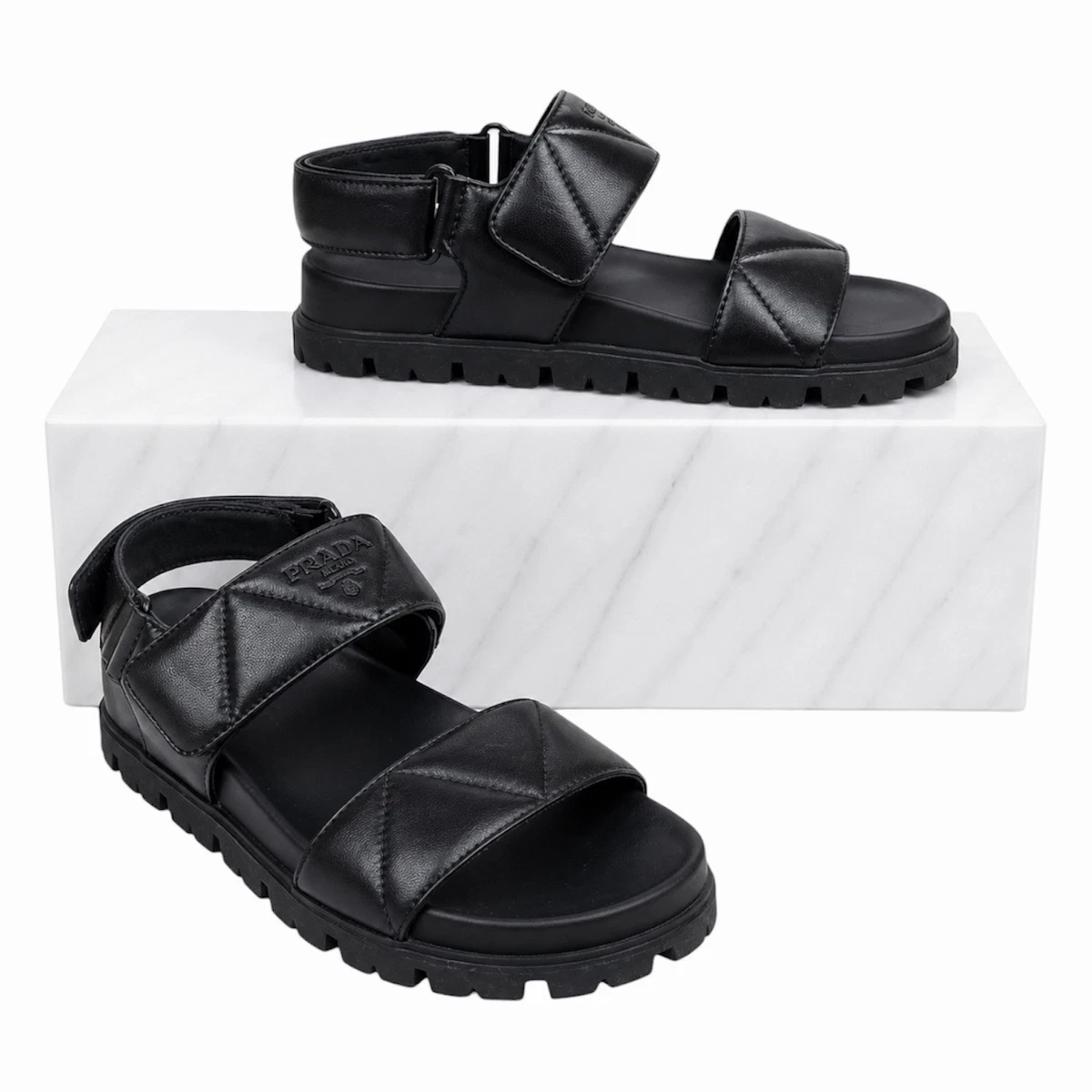 PRADA Black Sandals for Women for sale - eBay