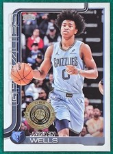 Jaylen Wells - 2025-26 Topps #183 - Memphis Grizzlies All-Rookie Team Basketball