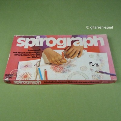 Spirograph - 100% Komplett mit allen Scheiben und 10 Vorlagen von Parker 1970er