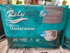 2 Rely Adult Diapers SMALL Adult 20"-34" Pull up Underwear 20 Count/bag Total 40 — photo 2