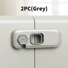 2PCS Child Safety Cabinet Lock Baby Proof Door Drawer Refrigerator Safety Lock