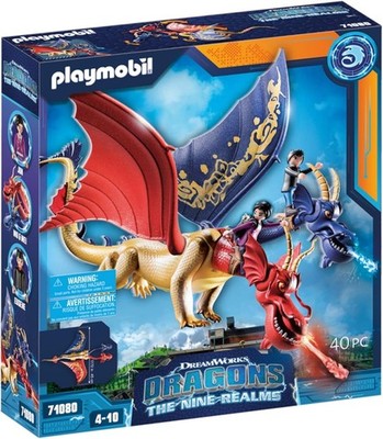 PLAYMOBIL DreamWorks Dragons 71080 The Nine Realms - Wu & Wei mit Jun NEU & OVP