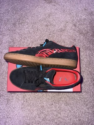 Puma x Santa Cruz Suede Shoes US 9 & Graphic T-Shirt US M
