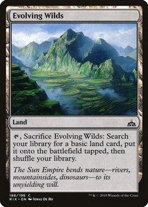Evolving Wilds (186) Rivals of Ixalan Common