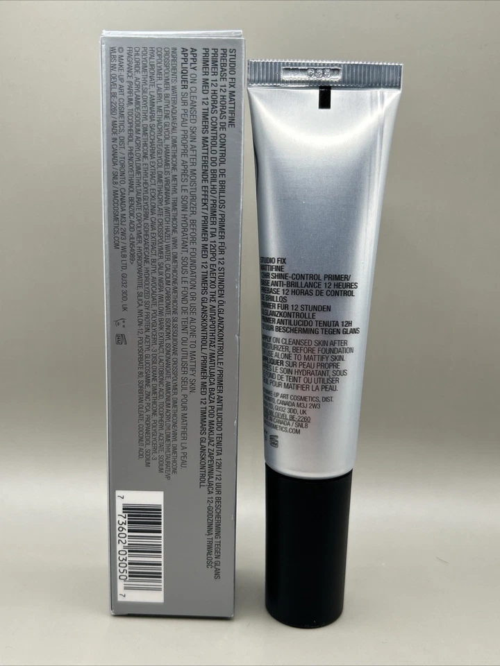 Mac Studio Fix Mattifine 12HR Shine Control Primer 1oz/30ml NEW - Image 3 of 4