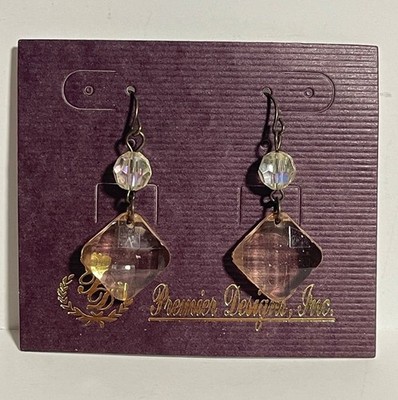 Premier Designs Elise Drop Earrings Earth Tones Boho Fairycore Ethereal