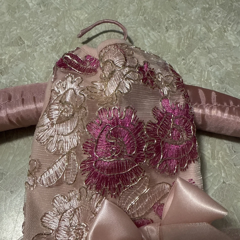 PawPatu Rosa Rosas Volantes Satén Arco Cachorro Perro Vestido Tutú XS Nuevo Regalo Para Perros Foto 2 de 4