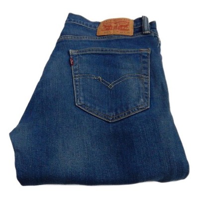 Levi 511 Slim Fit Jeans Straight Blau Taille 33 Bein 30 W33 Bein 30 Zip Fly (Q8512)