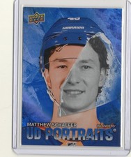 2025-26 UD Series 2 Matthew Schaefer RC UD Portraits #P-32 Islanders Fire Sale!