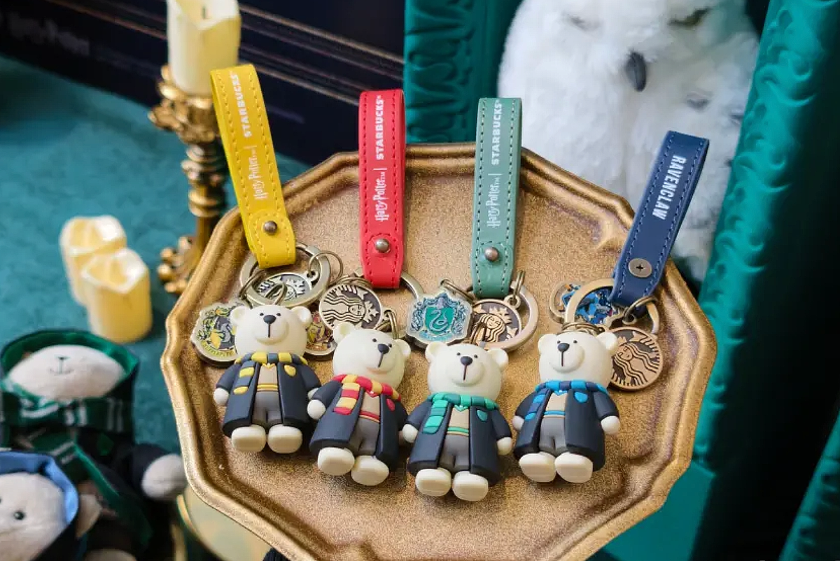 Starbucks Harry Potter Bearista Bear Keychain PVC Blind Box Full