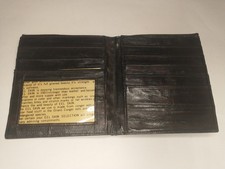 Vintage Eel Skin Wallet Billfold